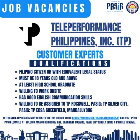 pasig gems job hiring|Pasig City Hiring Work, Jobs in Pasig .